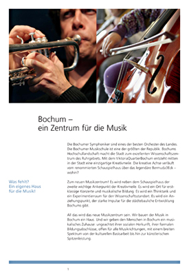 Konzept Musikzentrum Bochum