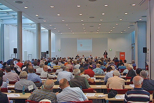 Impression eines Parteitages der SPD Bochum