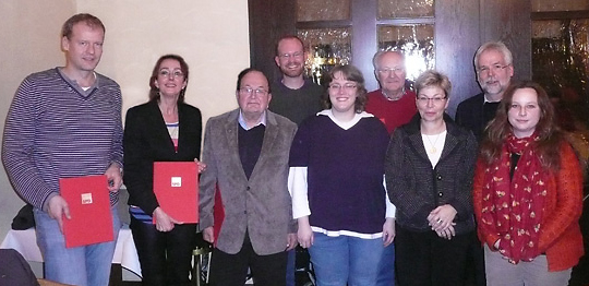 Jubilarehrung beim SPD-Ortsverein Altenbochum Dezember 2012