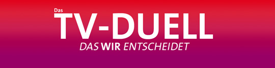 TV-Duell zwischen Angela Merkel und Peer Steinbrück