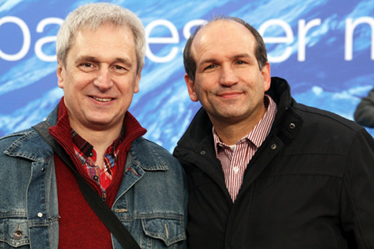 Jürgen Mittag (rechts) im Gespräch mit Rainer Gans für den SPD OV Gerthe