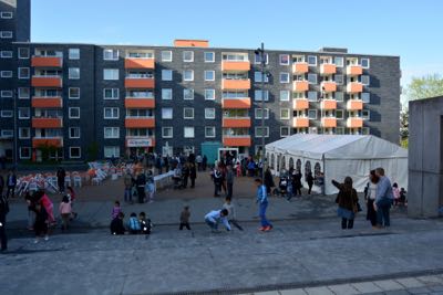Blick auf den Brunnenplatz