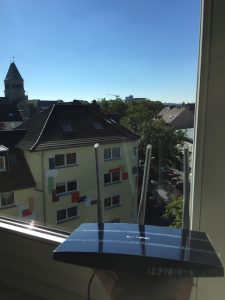 Freifunk-Router im kleinen Sitzungssaal des Fritz-Husemann-Hauses