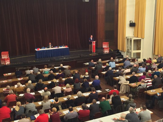 Impression vom Parteitag SPD Bochum 1