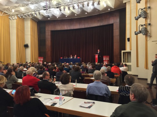 Impression vom Parteitag SPD Bochum 2