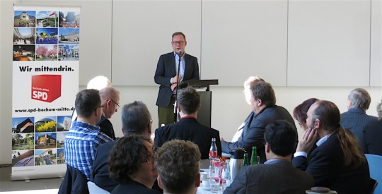 Karsten Rudolph beim Neujahrsempfang SPD-Bochum Stadtbezirk BO-Mitte 2017