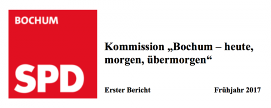 SPD Bochum Kommission Bochum - heute, morgen, uebermorgen