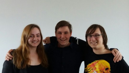 Juso-SchülerInnen Bochum: Lara Werdehausen, Jan Eric Wolf und Leon Machunze