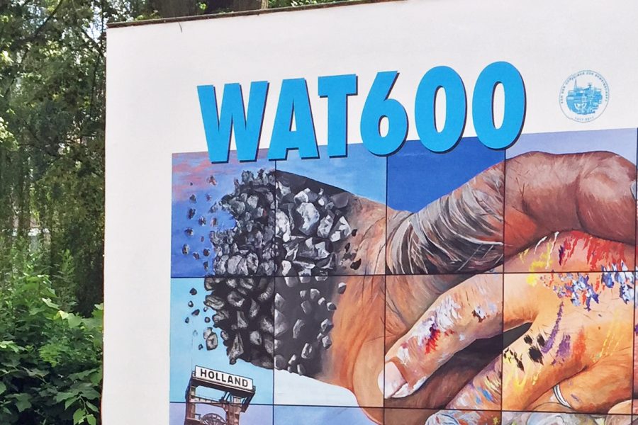 SPD-Ratsfraktion Bochum: Ausschnitt aus dem Plakat zum Stadtjubiläum "WAT 600" im Jahr 2017.