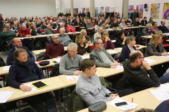 Parteitag der SPD Bochum #spdBOpt am 05.02.2018: Delegierte (Foto: Werner Sure)