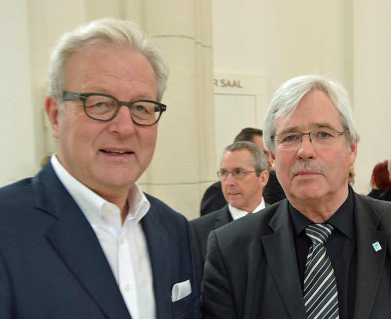 SPD-Ratsfraktion Bochum: Michael Townsend (li.) und Dr. Peter Reinirkens (Vorsitzender der SPD-Ratsfraktion Bochum)