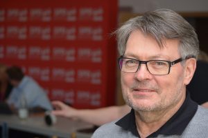 SPD-Ratsmitglied Hans-Peter Herzog begrüßt die Pläne, den Skatepark an den Open Space anzubinden.