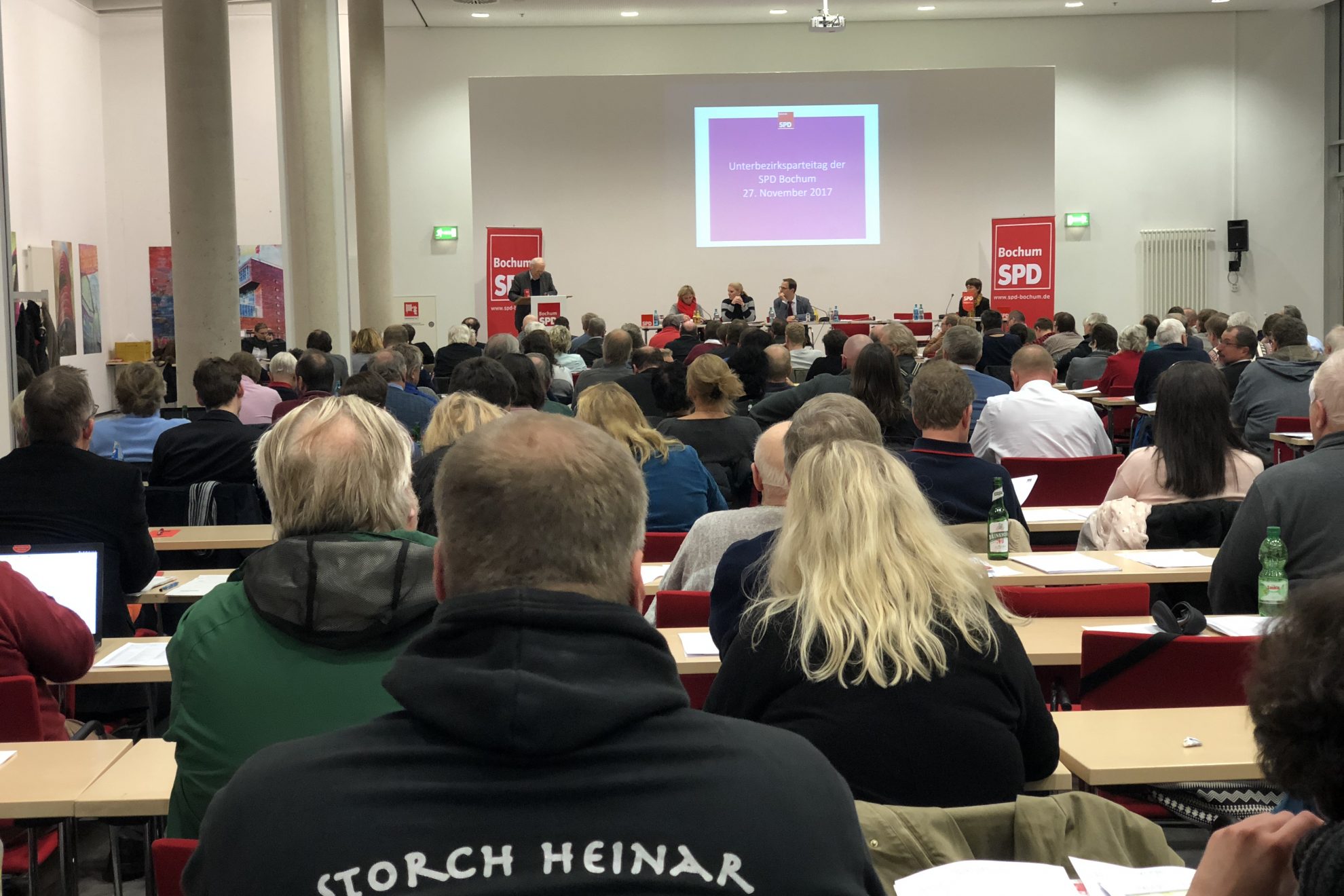 Delegierte und Gäste beim Parteitag der SPD Bochum #spdBOpt