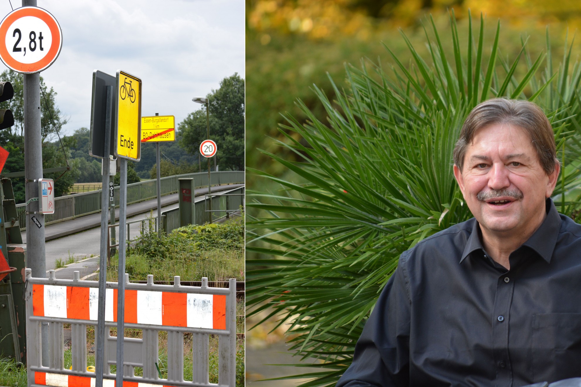 SPD-Ratsmitglied Klaus Hemmerling freut sich über den Plan der Verwaltungen zur Pontonbrücke.