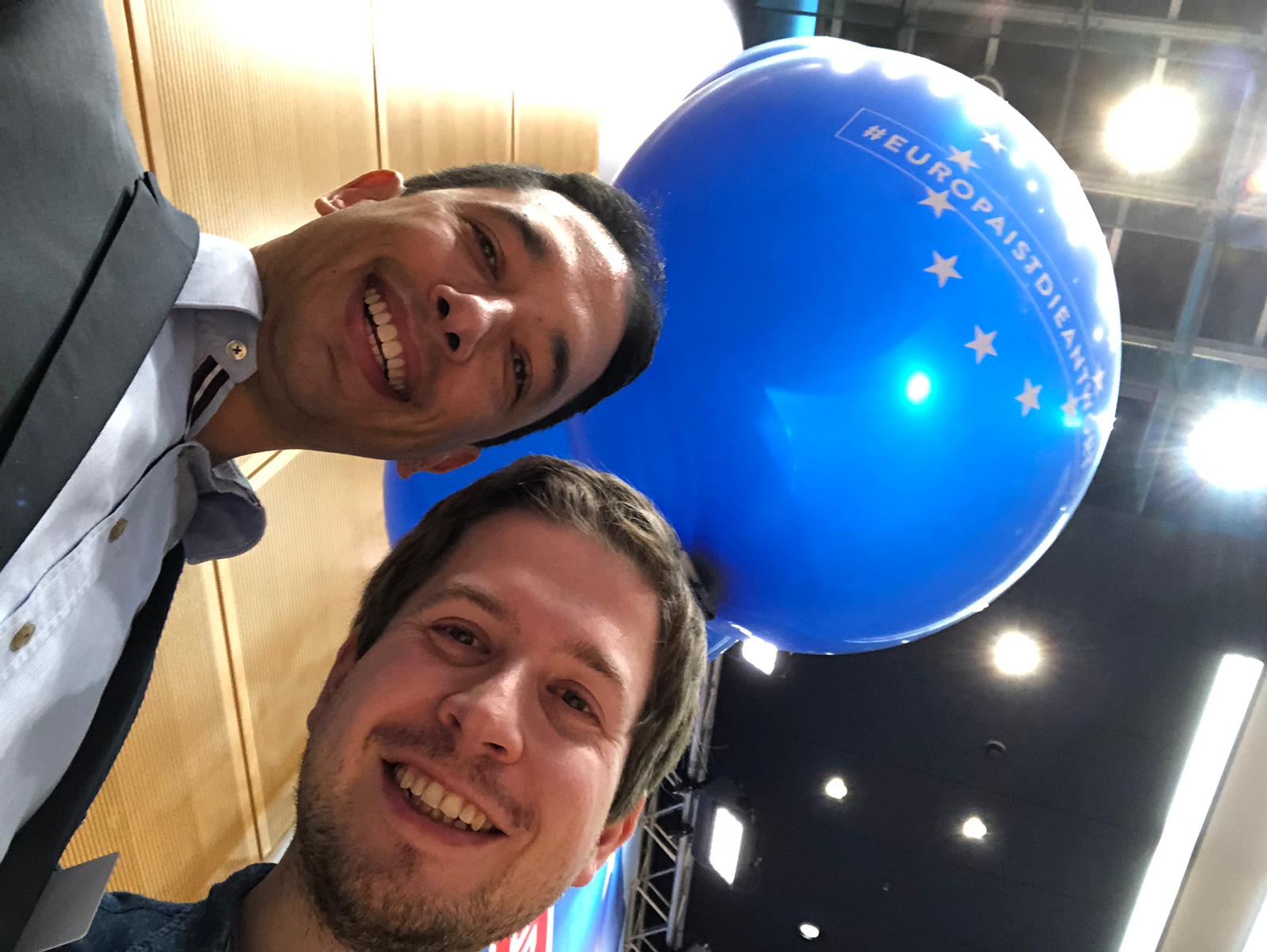 Oliver Basu Mallick und Kevin Kühnert