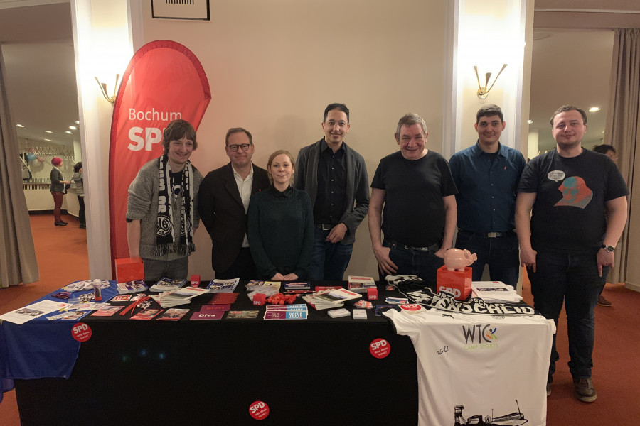 #WirSindSGWattenscheid09 - Infostand der SPD Bochum