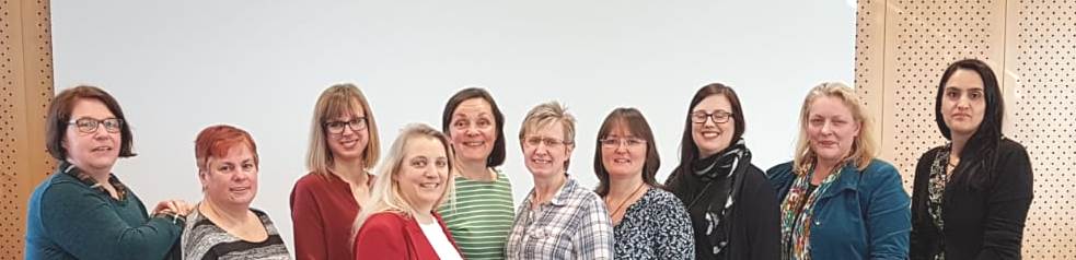 Der neu gewählte Vorstand der AsF: Anke Chnielewski, Birgit Bolz, Lea Zindel (bisherige Vorsitzende), Stephie Helder-Notzon (neue Vorsitzende), Elke Rittenauer, Conny Leitmann, Conny Seigies, Laura Meier, Uli Riepe, Gönül Cagritekin