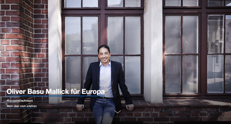 Startseite von Oliver Basu Mallick für Europa
