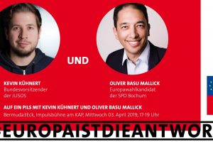 Auf ein Pils mit Kevin Kühnert und Oliver Basu Mallick