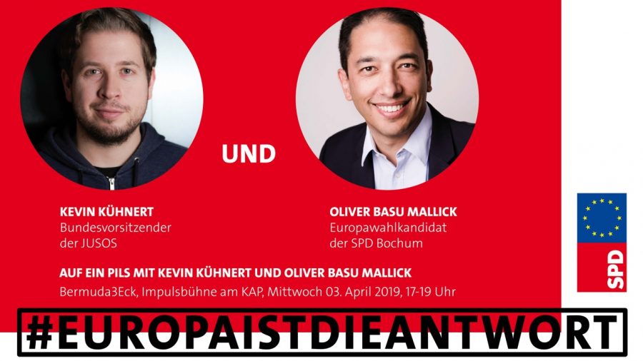 Auf ein Pils mit Kevin Kühnert und Oliver Basu Mallick
