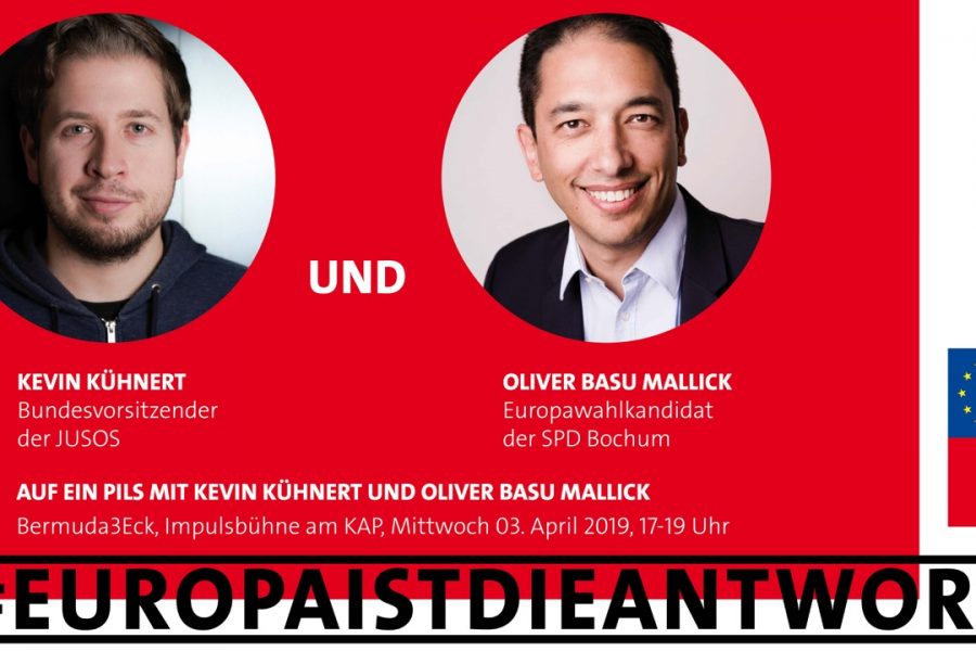 Auf ein Pils mit Kevin Kühnert und Oliver Basu Mallick