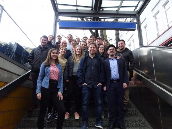 Auf ein Pils mit Kevin Kühnert und Oliver Basu Mallick: Die Jusos in der SPD Bochum sind bereit für den Europawahlkampf!