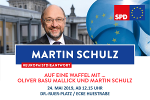 Auf eine Waffel mit ... Oliver Basu Mallick und Martin Schulz