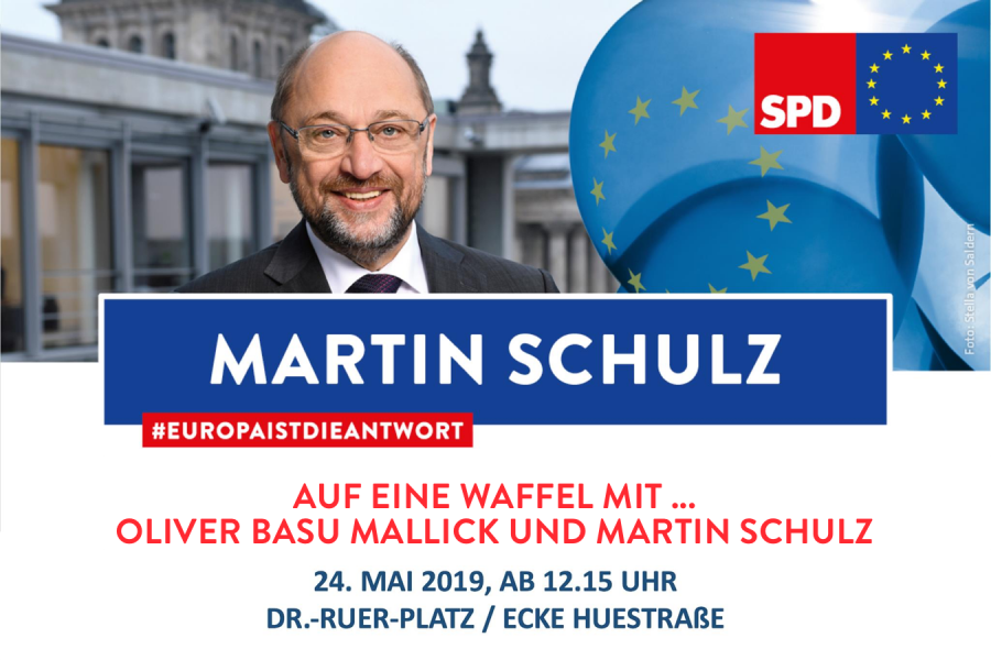 Auf eine Waffel mit ... Oliver Basu Mallick und Martin Schulz