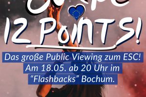 Europe 12 Points: Public Viewing zum ESC (Flyer - Vorderseite)