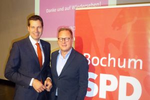 Thomas Eiskirch und Karsten Rudolph auf dem Parteitag der SPD Bochum am 16. September 2019