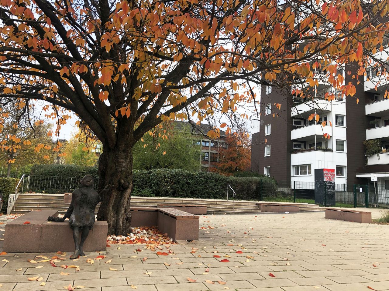 Die Abkürzung hinter dem Tana-Schanzara-Platz wurde dicht gemacht.