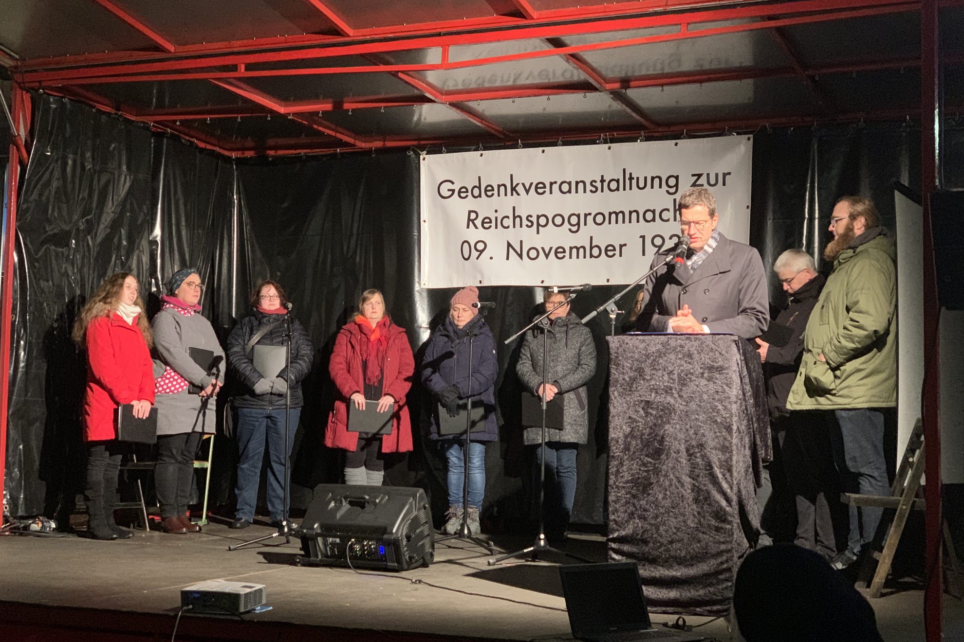 Gedenkveranstaltung zur Reichspogromnacht am 9. November 2019: Oberbürgermeister Thomas Eiskirch