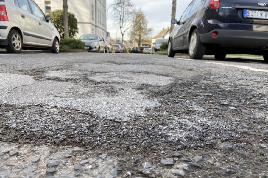 Die Laerstraße in Altenbochum wird im zweiten Abschnitt der Radroute umgebaut und saniert.