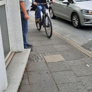 Es gibt in Hofstede gefährliche Stellen.