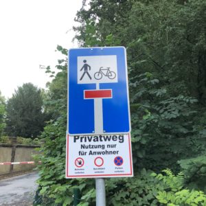 Der Eigentümer hat Fakten geschaffen.