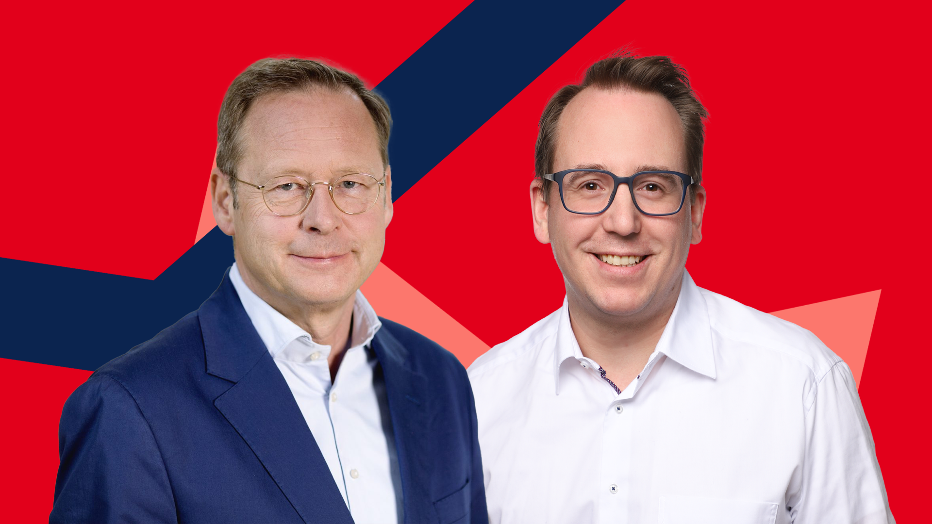 Karsten Rudolph (l.) und Burkart Jentsch verurteilen den Angriff auf die Synagoge scharf.