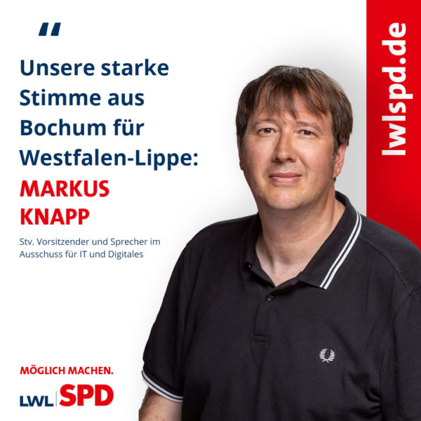 Auch Markus Knapp vertritt Bochum im LWL. Foto: LWLSPD