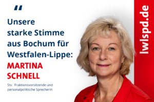 Martina Schnell vertritt Bochum im LWL.