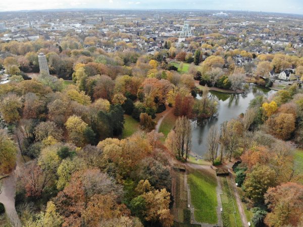 Blick über den Stadtpark