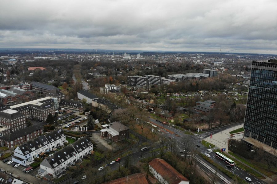 Die Königsallee wird stellenweise umgebaut.