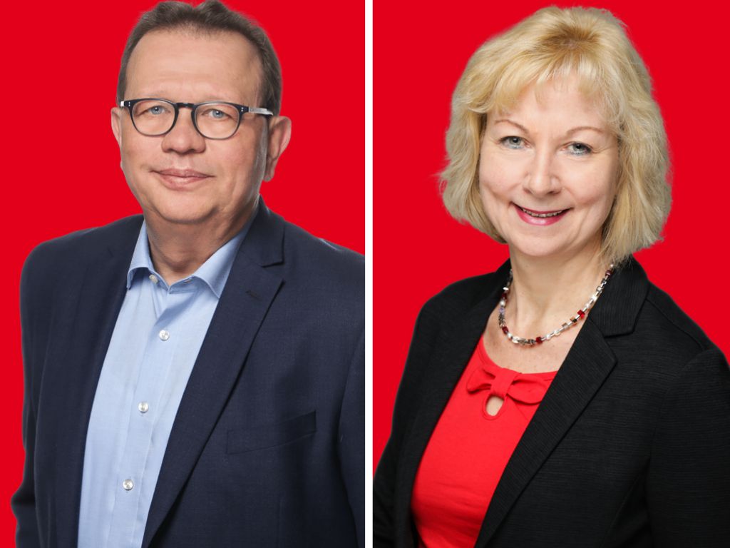 Martina Schnell und Jörg-Uwe Kuberski