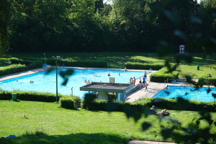 Das Südbad in Linden an seinem 